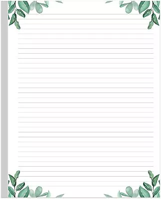 Stationery Lined Paper Letter Size Unpunched Ruled Filler Paper 100Sheets / 2... • $24.87