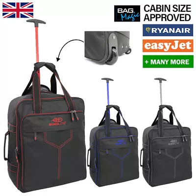 Cabin Holdall On Wheels  32L EasyJet & RyanAir Approved Luggage Bag 46x35x20cm • £22.99