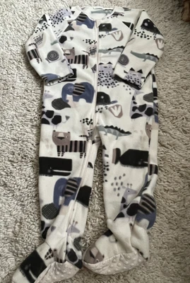 £4.50 • Buy Next Baby Fleece Sleepsuit Size 1.5-2 Years Boy Girl
