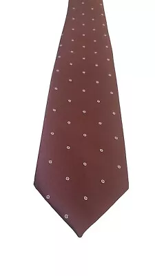 Vintage Kenny Rogers Western Collection Red Necktie Geometric Country Music Tie • $14.99