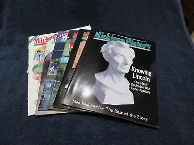 1995 Michigan History Magazine ( Six Issues) Entire Year. • $14.95