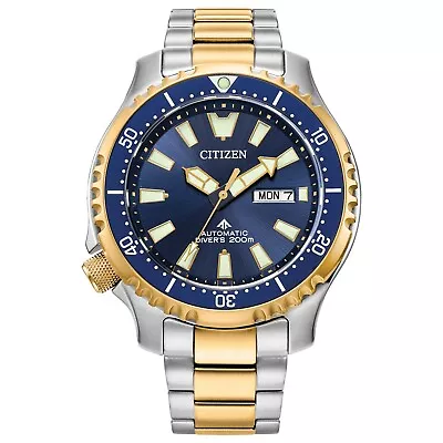 Citizen Promaster Dive Automatic Men's Two-Tone 44MM Watch NY0154-51L • $229.99