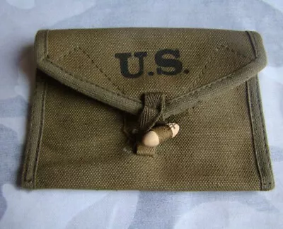 1pcs Wwii Ww2 Us Army Usmc First Aid 1943 Canvas Ammo Pouch 1st Aid Gear • $8.99