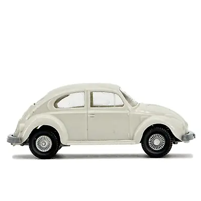 Vtg Wiking White Volkswagen Beetle Type 1 VW Car Germany HO 1:87 Man Cave WOW! • $24