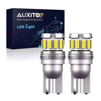 AUXITO T10 LED License Plate Light Bulbs 6000K Super Bright White 168 2825 194 E • $8.59