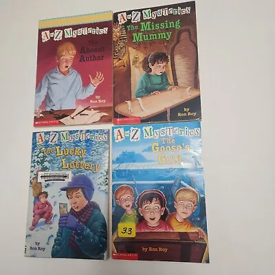 A To Z Mysteries Set Of 9 • $15