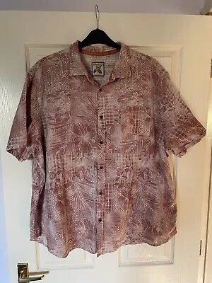 £5 • Buy Mantaray Mens Tropical Hawaiian Shirt. Size XXXL. Floral  Print Short Sleeved