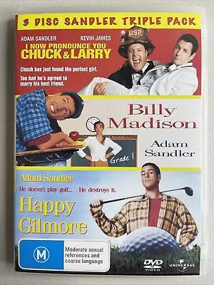 I Now Pronounce You Chuck And Larry / Billy Madison / Happy Gilmore (DVD 2007) • $6.90