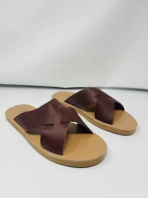 Ancient Greek Men’s Bios Sandal Chestnut 7US/40 • $39.99