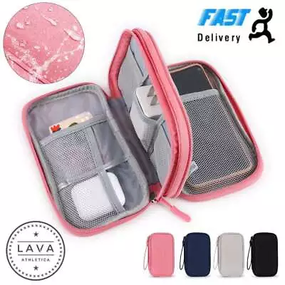 Pouch Electronic Accessories Carry Case Storage Bag Travel Cable Organizer Bag • $9.99