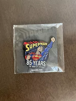 Superman 85 Years The Man Of Steel Enamel Pin Loot Crate NEW In Package NIP • $17