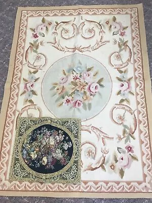 Vintage Italian Still-Life Multicolor Floral Tapestry Composition Wall Art • $31.57