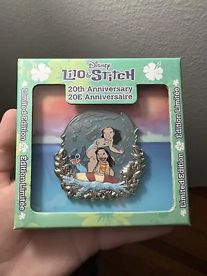 Disney Lilo And Stitch 20th Anniversary Mini Jumbo Pin New LE 3500 Pin 2022 Pin • $40