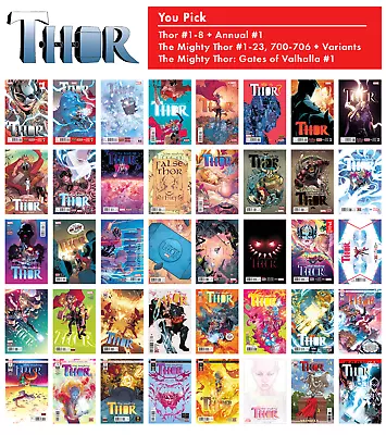 U-Pick Thor #1-8 | Mighty Thor #1-23 700-706 | Complete Run NM Jane Foster  • $8.74