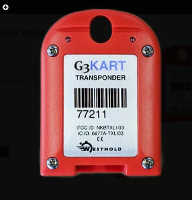 Westhold G3 Kart Rechargeable Transponder Kit New • $264