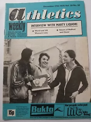 £4.99 • Buy Athletics Weekly Magazine Vol 29 No 52 December 27 1975 Marti Liquori Interview.