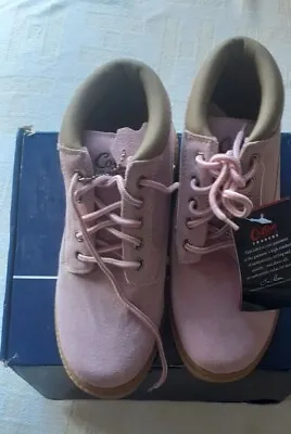 UK SIZE 5 COTTON TRADERS ROSE SUEDE BOOTS Unworn Still In Box • £17