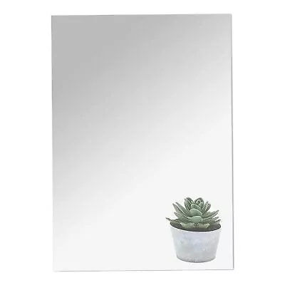 16x12 Acrylic Mirror Sheet Flexible Non Glass Body Mirror Tiles Large Self • $16.21