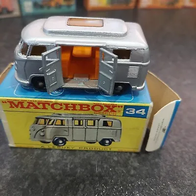 Matchbox Series  No 35 Vw Camper Van Original And Boxed • £129