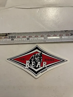 Vintage “ BEAR Surf Boards ” Valkyrie 1978” Sticker / Decal Rare Advertisement • $9.99