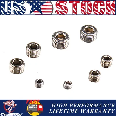 For Intake Manifold And Cylinder Head Pipe Plug 6352G Set 1/8 1/4  3/8  1/2  NPT • $9.59