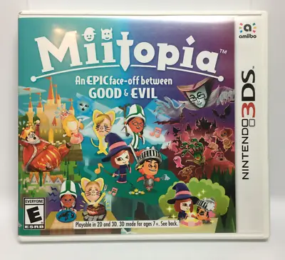 Miitopia (Nintendo 3DS 2017) Game And Case • $24.99