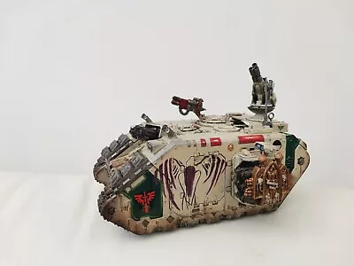 Warhammer 40k Dark Angel Space Marine Landraider Crusader Lvl 4 Pro  Painted  • £80