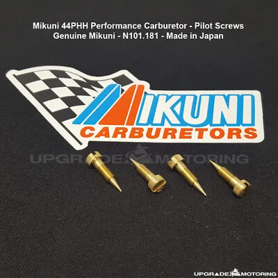 Mikuni 44PHH Perf Carb Pilot Screw N101.181 4pc Datsun 510 2000 620 Toyota Solex • $18.95