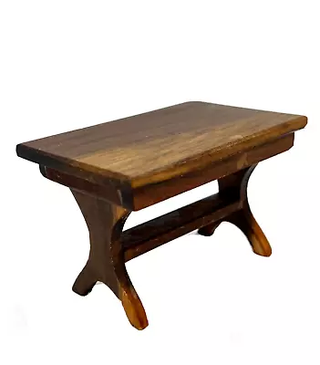 1:12 Artisan Wooden Bar Table Dollhouse Miniature Furniture Stamped Harry Zuber • $41.88