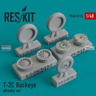RESRS480124 1:48 ResKit T-2C Buckeye Wheels Set • $14.34