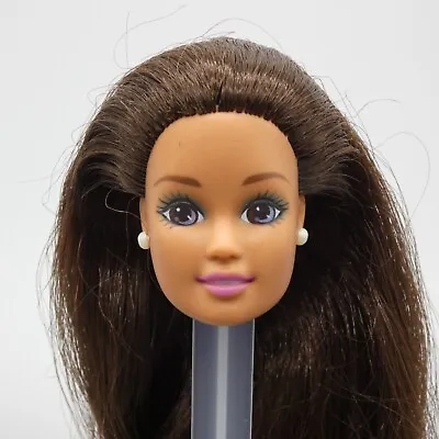 Barbie Teresa Doll Head Only Medium Light Skin Tone My First Tea Party 1996 • $7.49