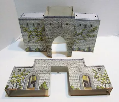 MARX TIN LITHO GATE ENTRANCE & CASTLE KEEP BUILDING For MEDIEVAL PLAYSET VINTAGE • $16.99