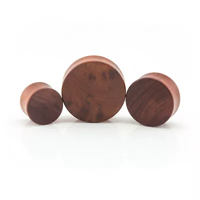 £1.99 • Buy Ear Plug Flesh Tunnel ORGANIC WOOD W DOUBLE FLARE Saddle Stretcher Expander