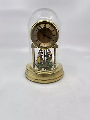 Vintage Schatz Anniversary Mantle Clock Plastic Dome Made In Germany • $29.97