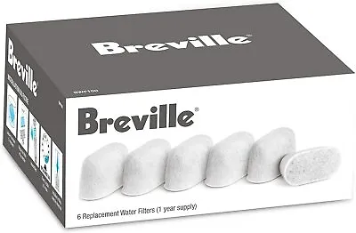 Breville BWF100 Water Filters 6-PackWhite | FREE SHIPPING | NEW AU • $41.99