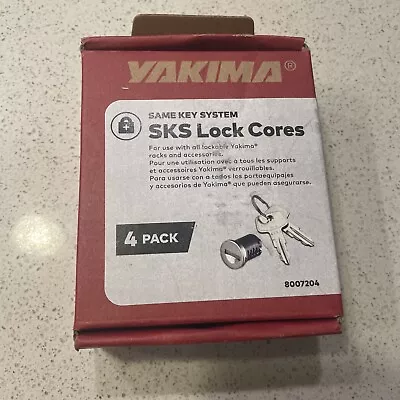 Yakima Lock Set 4 Pack - YAKIMA SKS Lock Cores (4 Locks + 2 Keys + 1 Master Key) • $48.99