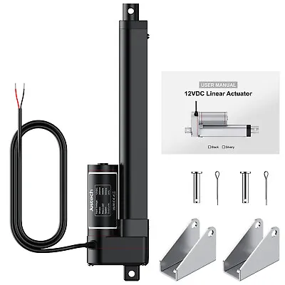 12V DC Linear Actuator Motor 3000N 200mm Heavy Duty Electric Auto Door Lifting • $40.95