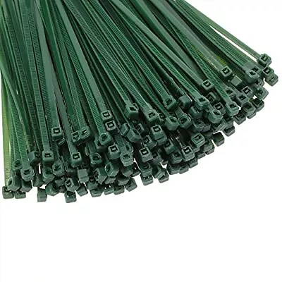 4 Inch Multicolor Multipurpose Nylon Zip Ties 4 Inch 200pcs Dark Green • $10.82