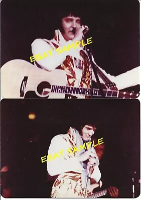Lot Elvis 3.5x5 Old KODAK Original Photos TOM LOOMIS Dayton OH 10/26/76 • $20