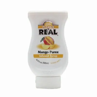 Real Mango Puree Infused Syrup 50cl Cocktail Ingredients & Syrups Soft Drinks • £14.99