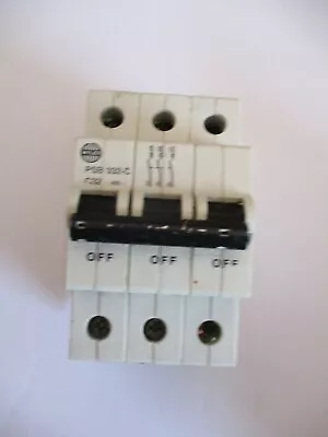Wylex C32 32 Amp 10ka Psb332-c Triple Pole Mcb Circuit Breaker Bs60898 (older) • £22.95