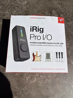 IK Multimedia IRig Pro Duo I/O Audio/MIDI Interface • $86.87