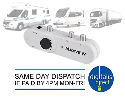 Maxview 12v 24v TV FM DAB Signal Booster For Caravan Motorhome Truck Camper • £21.49