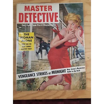 Vintage Master Detective Magazine True Cases From Police Headquarters Original P • $85