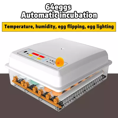 8/24/36/64 Egg Incubator Fully Automatic Egg Turning Hatcher Quail Chicken Duck • $27.99