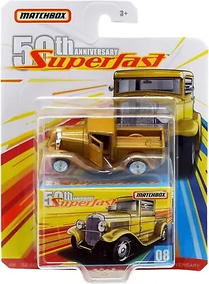 MATCHBOX SUPERFAST 50TH ANNIVERSARY # 8 Ford Pick Up • £5.99