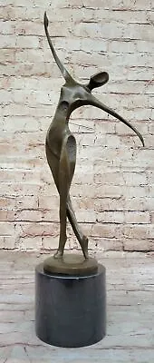 Genuine Bronze Handcrafted Mid Century Woman Dancer: Milo`s Art Statue Sale • $244.65