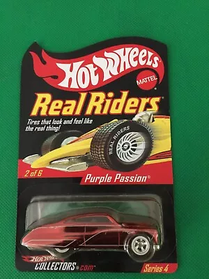 Hot Wheels RLC Real Riders 2004 Purple Passion-02223/11000 Series 4 -B330 • $39.99