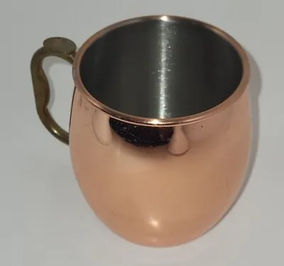 Oggi Copper Plated Mug 20 Oz With Brass EZ-Grip Handle Mule Moscow  • $1.99