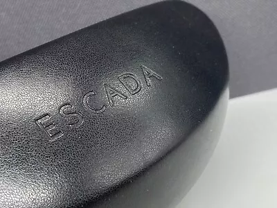 ESCADA Glasses Case Hard Case Sunglasses Large XL Leather • $36.83